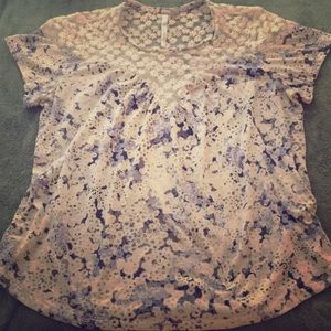 Lauren Conrad, Blossom Blouse w/ lace cutouts